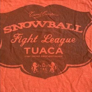 Tuaca Mens orange tee